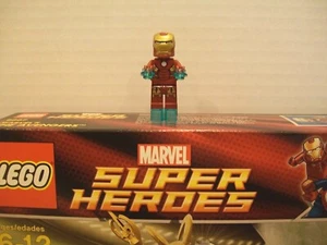 Lego Ironman Mini Figure 6867 Avengers Loki's Cosmic Cube Escape Minifig ONLY - Picture 1 of 6