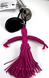 Alexander McQueen Handtasche Anhänger Schlüsselring rosa fuchsia Mädchen Mais Dolly Einzelhandel $695. - Bild 1 von 8