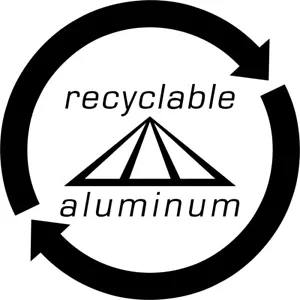 Recycelbares Aluminium Umwelt 1 Farbe Fenster Wand Vinyl Aufkleber Sticker - Bild 1 von 5