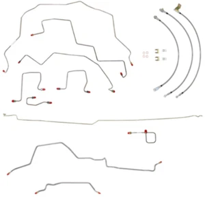 Brake Line&Hose Kit Fits Dodge Ram 3500 1998-2001 4WD|AWD LongBed ExtCab-BLH90 - Foto 1 di 6