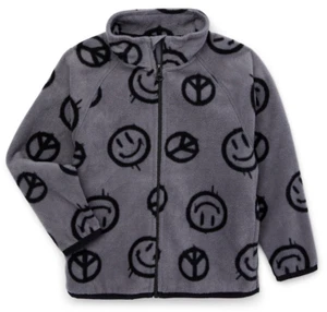 Wonder Nation boy's XL 14-16 Microfleece Jacket Color silver / gray - Picture 1 of 7