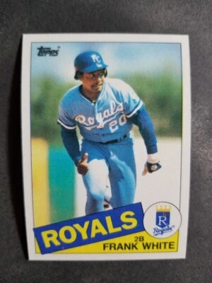 1985 Topps FRANK WHITE card # 743  [card 12] - Image 1 of 2