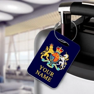 UK Government Spy Luggage Tag - Aviation, Travel, Cabin Crew - Picture 1 of 1