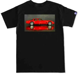 Camiseta negra Chevy Corvette 1980 sedán de cuatro puertas - Imagen 1 de 2