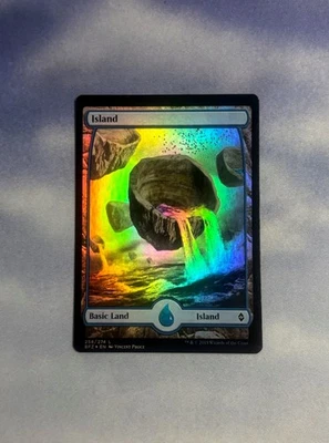 MTG Island (258) FOIL Full Art Battle for Zendikar Magic The Gathering LP - Image 1 of 3