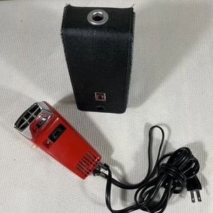 Mini asciugacapelli vintage rosso SANYO Ivy con custodia TESTATO - Foto 1 di 18