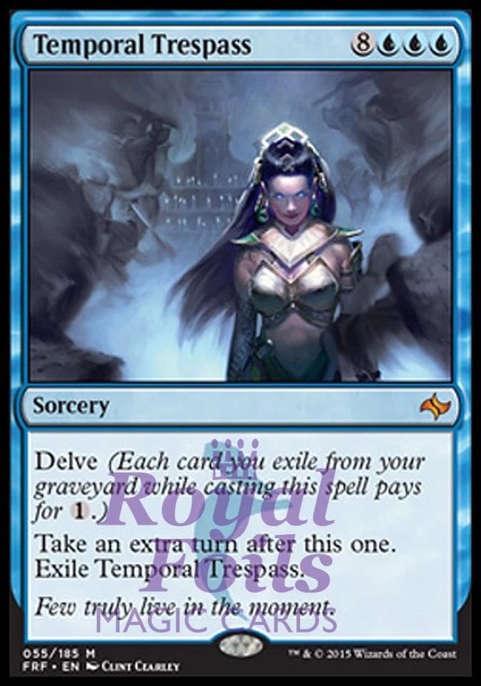 Temporal Trespass 1x FOIL FRF MTG Fate Reforged Mythic MINT blue - Image 1 of 1