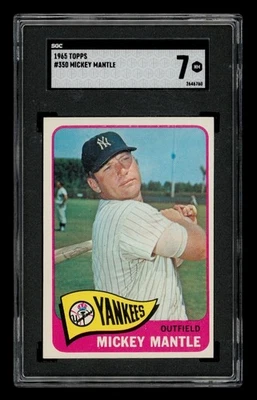 1965 Topps Set-Break #350 Mickey Mantle SGC 7 NM - Image 1 of 3