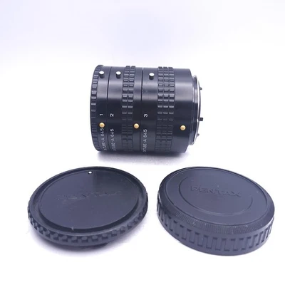 [Exc+5] PENTAX Auto Extension Tube Ring A 645 1 2 3 Set for 645 From JAPAN - Image 1 of 4