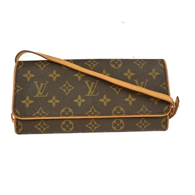 LOUIS VUITTON POCHETTE TWIN GM CROSSBODY BAG MONOGRAM M51852 FL1000  YQ03294 - Image 1 of 4