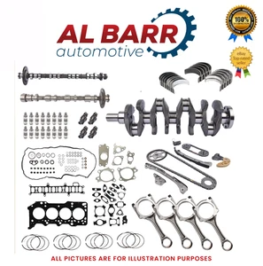 MAZDA SHY1 ALLOY STEEL CRANKSHAFT WITH BEARINGS SET & CONROD ENGINE REBUILD KIT - Picture 1 of 7