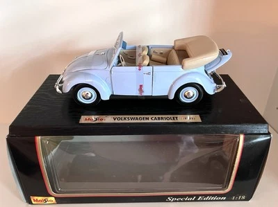 MAISTO SPECIAL EDITION VOLKSWAGEN CABRIOLET -1:18 SCALE- MINT in BOX - MUST SEE - Image 1 of 4