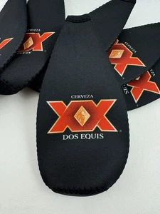 SET BESTEHEND AUS 6 Dos Equis XX Reißverschluss FLASCHE Bier Cerveza Koozie Kühler - Bild 1 von 3