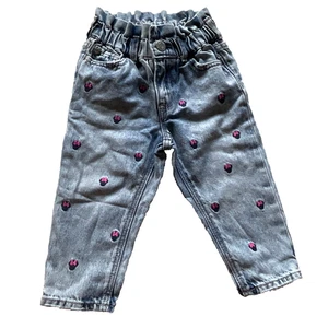 Baby Gap Disney Kleinkind Denim Minnie Mouse genau wie Mom Jeans Stil Mädchen Gr. 2Y - Bild 1 von 13