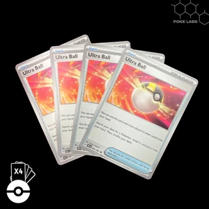 4x Ultra Ball Playset (091/091) | Paldean Fates | Pokémon TCG | NM - Bild 1 von 1
