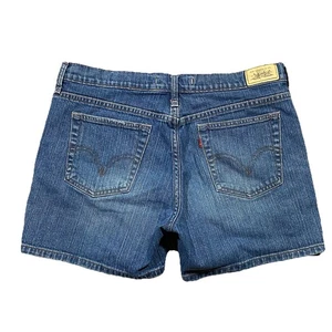 Levi’s 515 Damen Jeansshorts 34 x 4,5 blau mittelhoher Bund Größe 14 - Bild 1 von 8