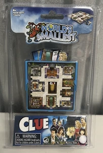 World's Smallest Clue Small Board Game New Sealed Super Impulse Free Shipping - Picture 1 of 11