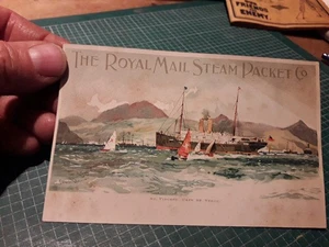 Shipping Advertising Postcard - The Royal Mail Steam Packet Co. Cape De Verde. - Picture 1 of 2