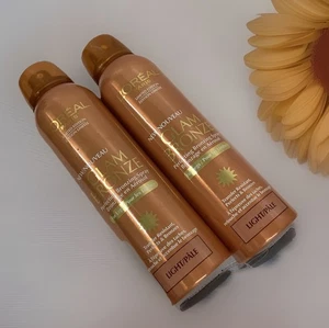 L’Oreal LOT OF 2 Glam Bronze For Legs LIGHT 0.33oz Spray AS PICT, NEW - Picture 1 of 4