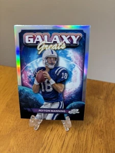 2024 Topps Cosmic Chrome Peyton Manning Galaxy Greats Insert Indianapolis Colts - Picture 1 of 2