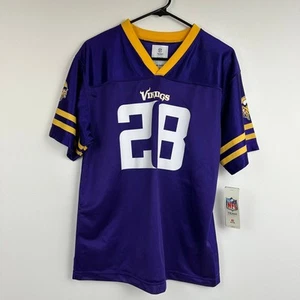 NWT NFL Team Apparel Youth Minnesota Vikings Adrian Peterson #28 Home Jersey XL - Picture 1 of 13