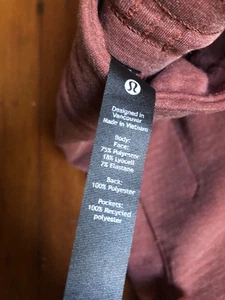 Lululemon Men's GridLiner FleeceJogger in Heathered Date Brown- Size Large L - Picture 1 of 5