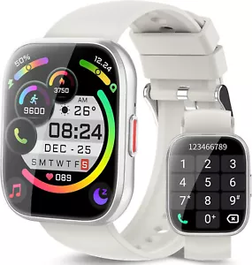 Smartwatch Donna Uomo con Funzione Telefono Orologio da Polso per iPhone Samsung Huawei - Foto 1 di 7