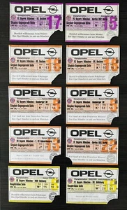Alte Fussball Eintrittskarten Bundesliga Bayern München Olympiastadion Lot x10 - Bild 1 von 2