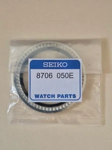 Brand New Seiko Black & Red "Pepsi" Bezel - Part No. 8706050E - VERY RARE PART - Picture 1 of 3