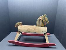 VINTAGE CHILDS METAL ROCKING HORSE HILL TOYS AND BELLS EAST HAMPTON C.T U.S.A