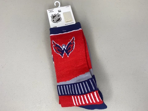Sport Big Crew Socks - NHL Washington Capitals 1  Pair Size Large Shoe Sz 10-13 Cover