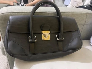 Louis Vuitton bag in black epi leather, - Picture 1 of 10