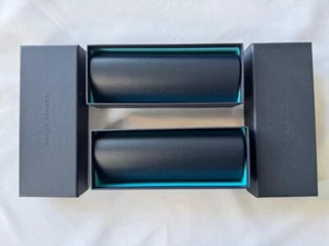 lot of 2 Warby Parker Navy Eyeglasses Sunglasses Hard Case With Cloth Empty - Picture 1 of 3