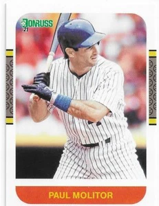 Donruss Retro 1987 SP 2021 variación fotográfica Paul Molitor #257 - Imagen 1 de 1