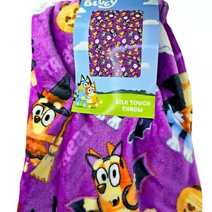 Bluey - Plush Throw Blanket - Halloween 2024 Trick or Treat Costumes - 50x70 New - Picture 1 of 6