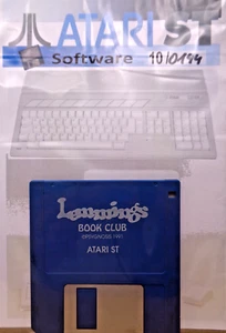 ATARI ST -- LEMMINGS BOOK CLUB (PSYGNOSIS) - Picture 1 of 2