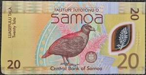 Samoa Twenty Tala Polymer Banknote - Picture 1 of 2
