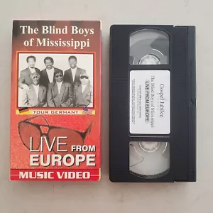 The Blind Boys Of Mississippi Live From Europe on VHS Concert Music Video Gospel - Foto 1 di 4