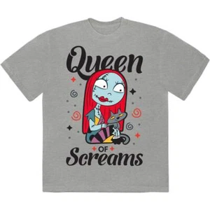 Disney The Nightmare Before Christmas Queen Of Screams T-Shirt Grey New - Picture 1 of 1