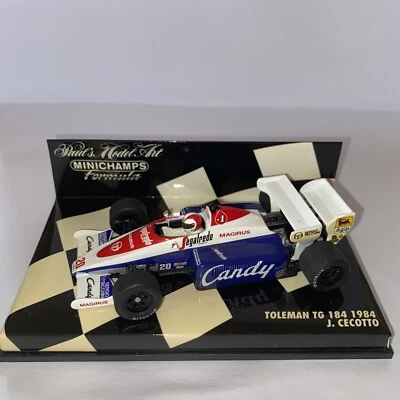 MINICHAMPS TOLEMAN TG184 1984 J.CECOTTO SCALA 1/43 - Immagine 1 di 4