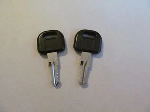 2 Keys CW412 FIC Entry Door Lock Handle Knob Deadbolt RV Motorhome Trailer Key - Bild 1 von 1