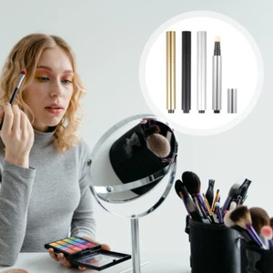 4 PCS Concealer Pen Miss Travel Shaped Applicator Makeup Empty Tube - Picture 1 of 12