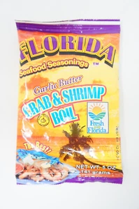 Florida Seafood Seasoning, Garlic Butter Crab & Shrimp Boil, 5 oz Bag - Picture 1 of 1