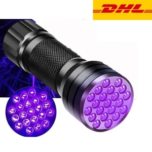 Lámpara UV 21 LED linterna 395nm escorpión ámbar luz negra lámpara de mano DE - Imagen 1 de 11