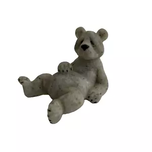 Vintage Second Nature Design Quarry Critters Bear Miniature Figurine 1.5" - Picture 1 of 4