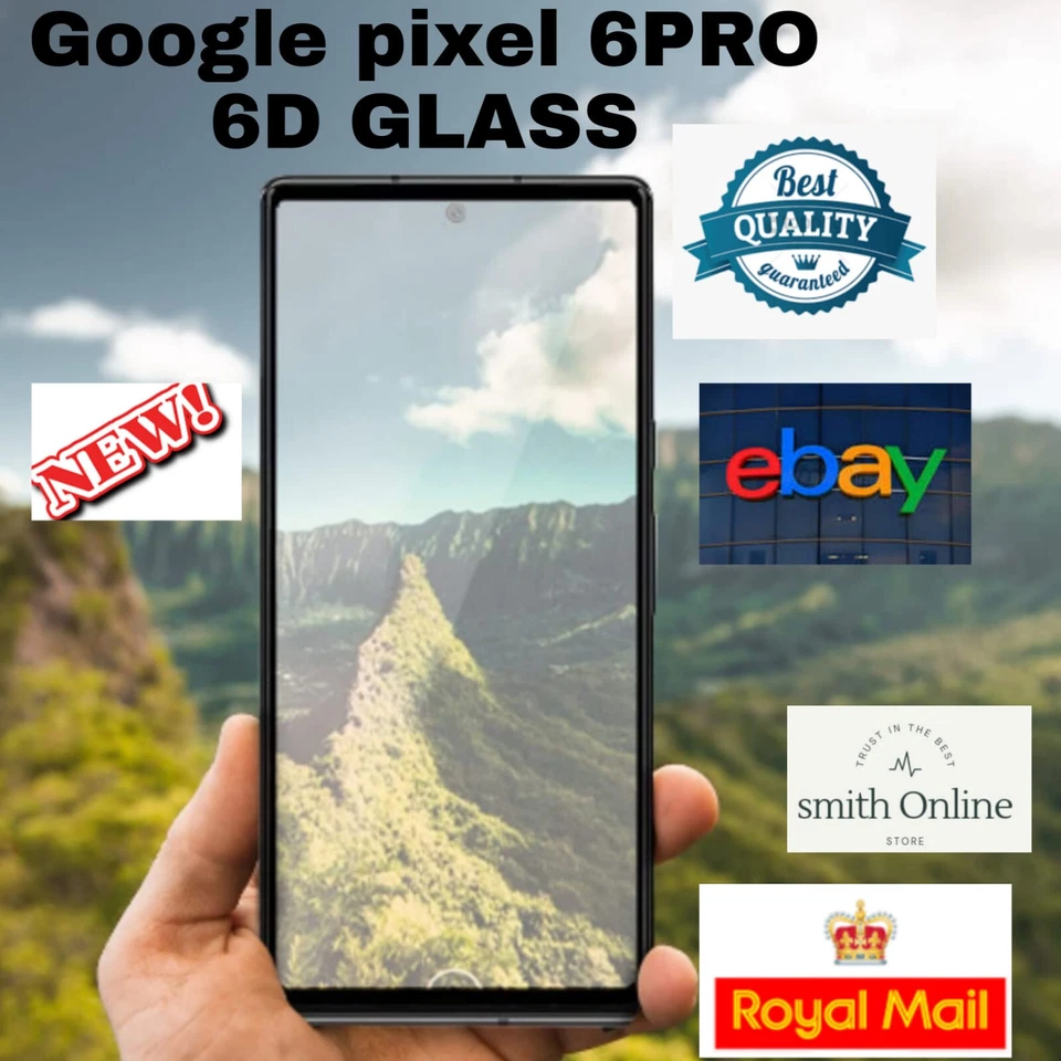 For Google Pixel 6 Pro 7 Pro 9 Pro 9 10 Pro XL Tempered Glass Screen Protector - Image 1 of 4