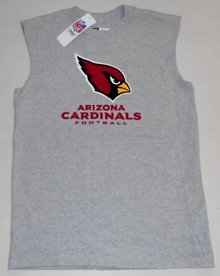 ARIZONA CARDINALS NFL TEAM APPAREL MUSCLE T SHIRT TANK TOP MEN'S M L XL 2X GRAY - Image 1 of 2