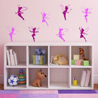 8 X Fairies Fairy Set Children's Kids Vinyl Wall Art Sticker Decal Home Decor