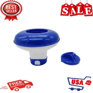 Swimming Pool Floating Chemical Dispenser Floater For Chlorine Tablet Tabs - Picture 1 of 12