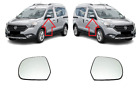NEW FOR DACIA DOKKER 12-19 WING MIRROR GLASS HEATED WITH FRAME PAIR SET